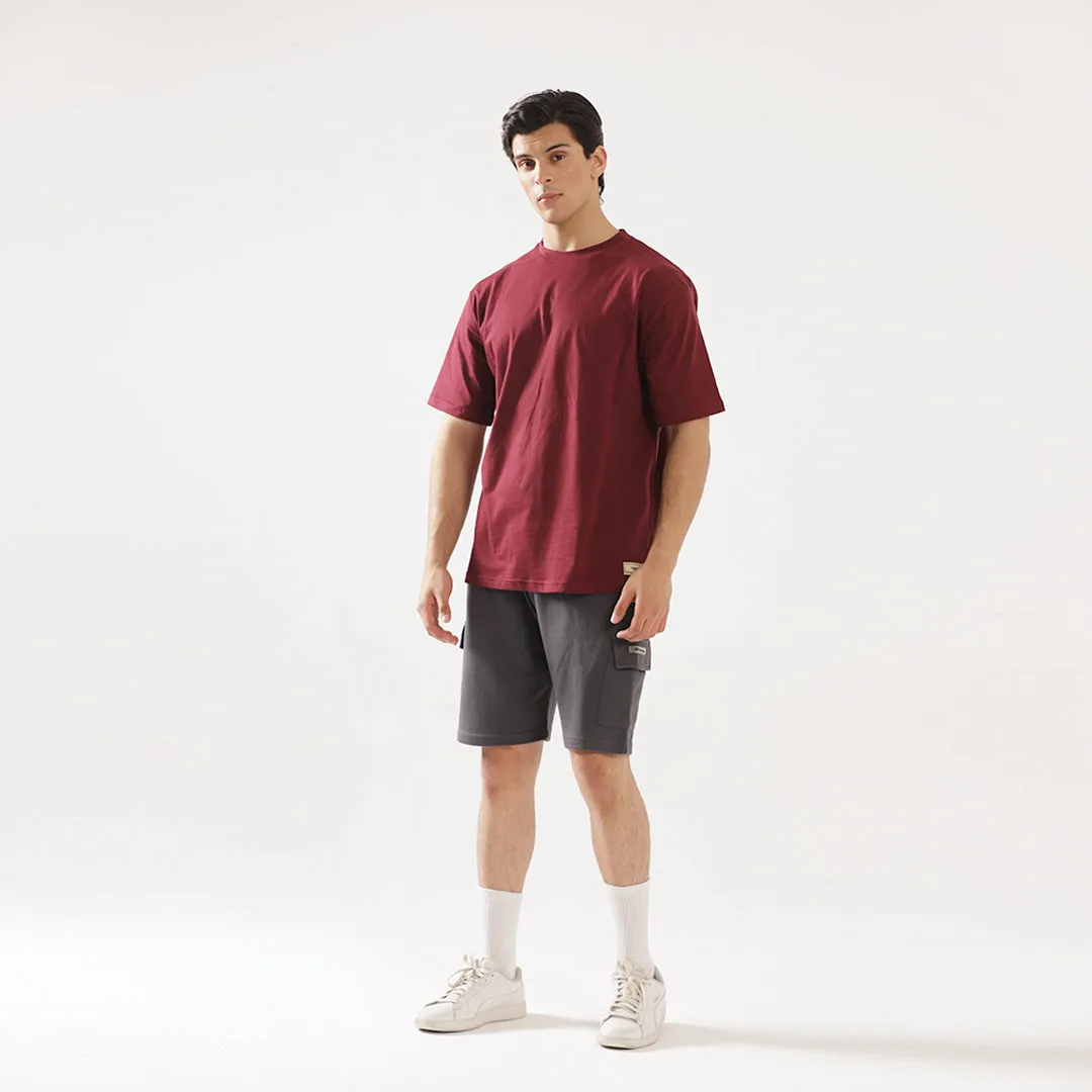 Maroon Oversize T-shirt