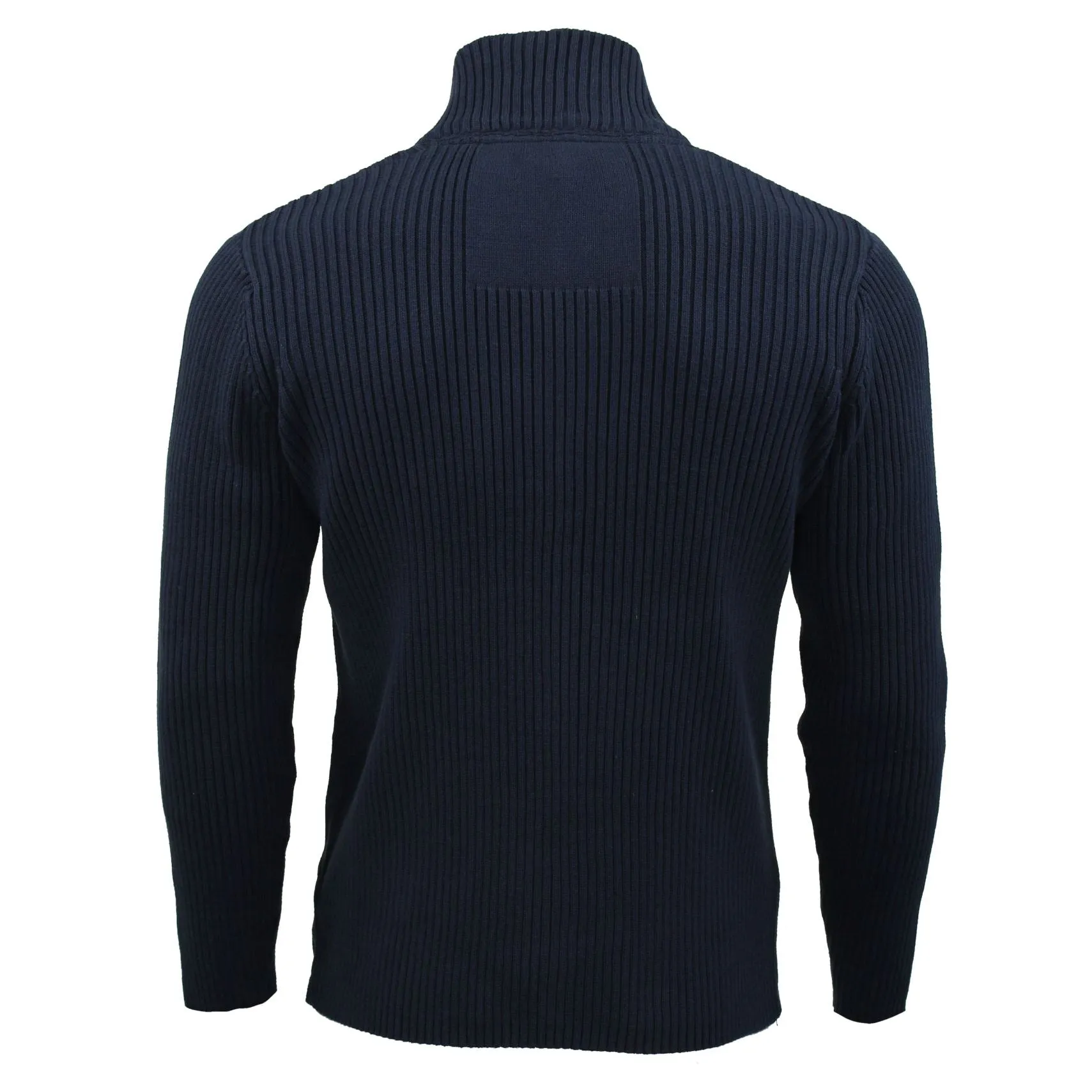 Mens Jumper by Xact Clothing Ribbed Long Sleeved