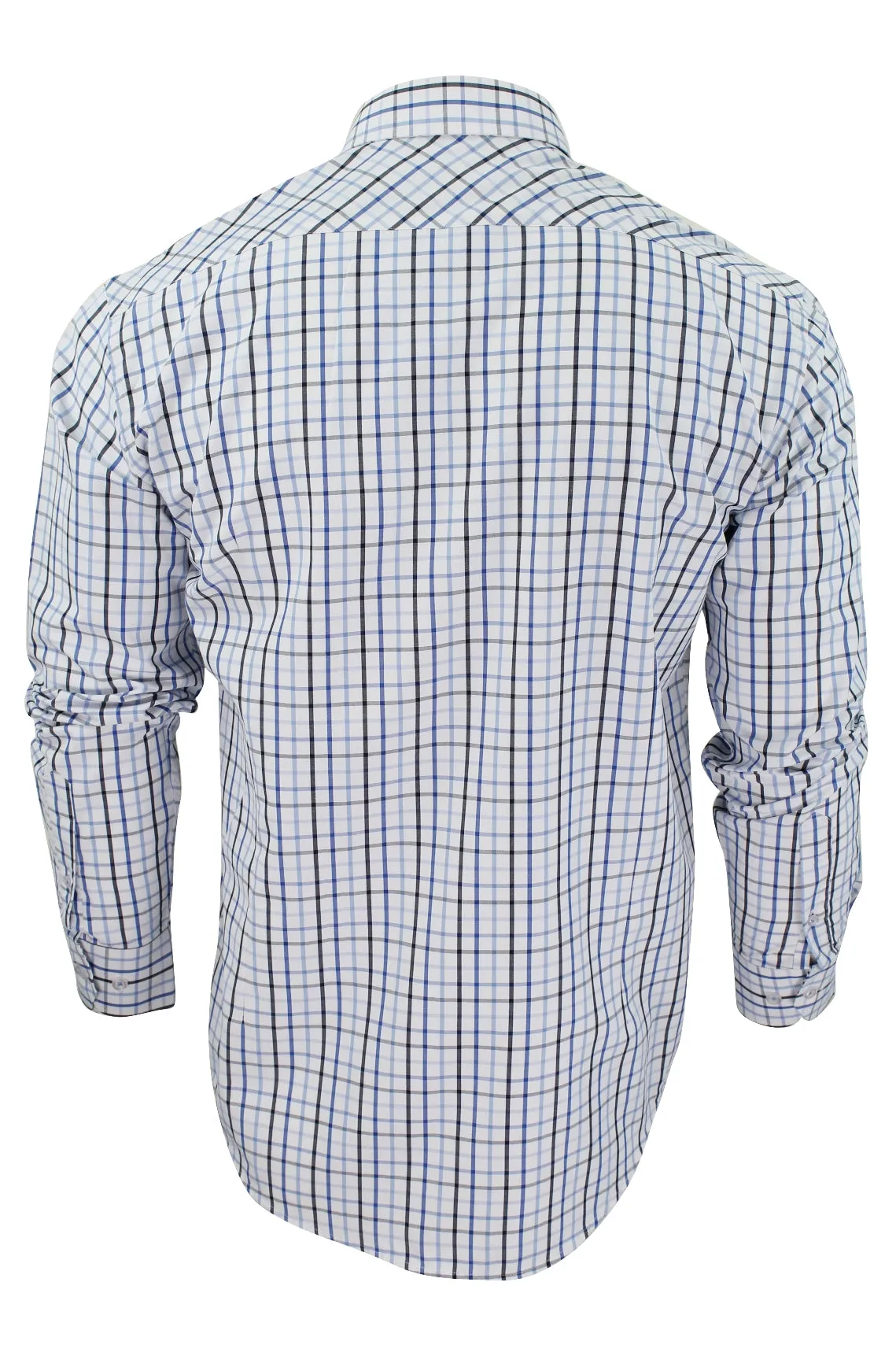 Mens Long Sleeved Check Shirt by Xact Clothing