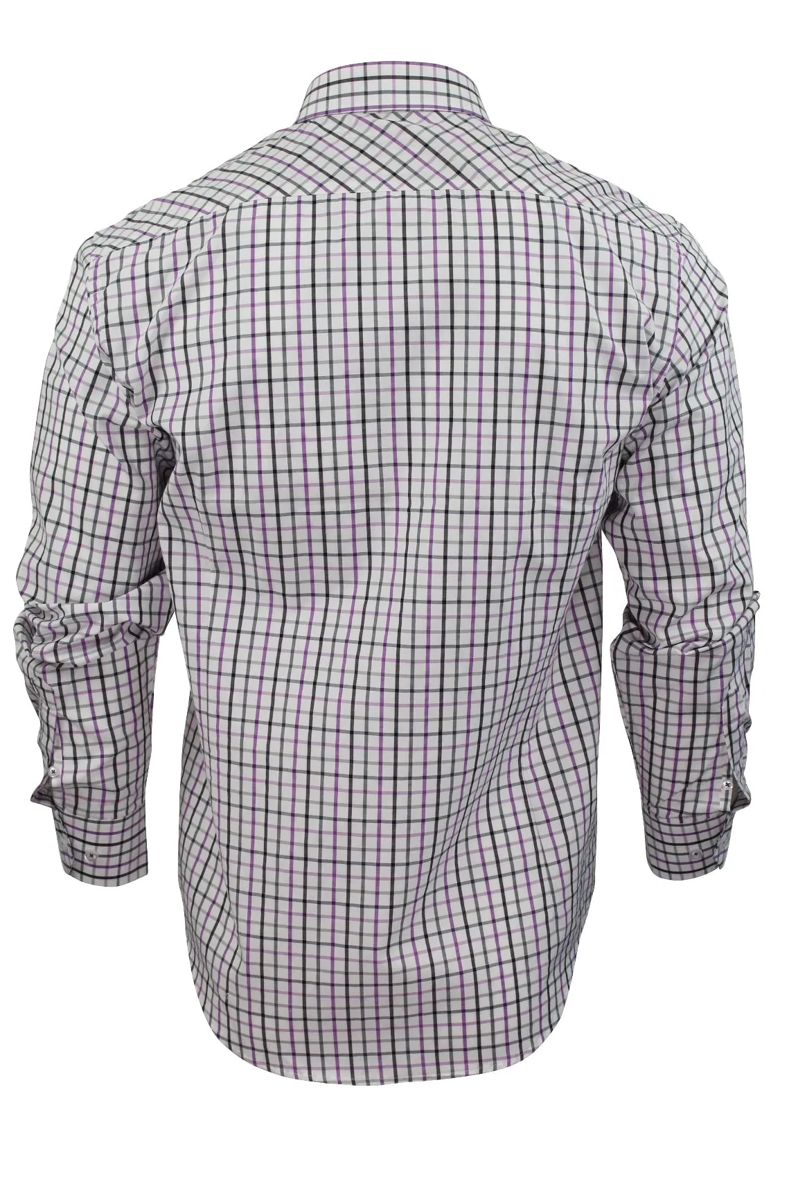 Mens Long Sleeved Check Shirt by Xact Clothing