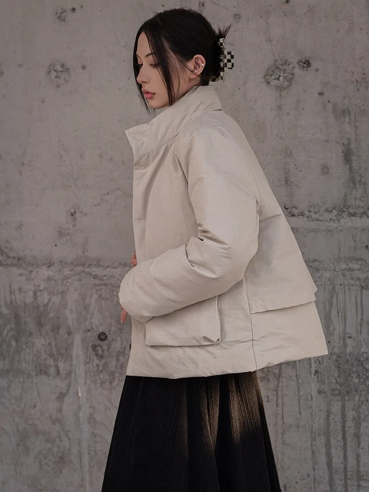 Mitsuki Puffer Coat - Sand