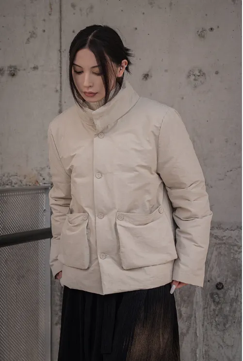 Mitsuki Puffer Coat - Sand