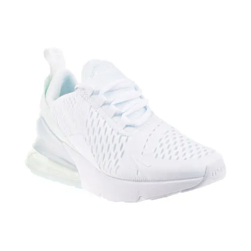 Nike Air Max 270 (GS) Big Kids' Shoes White-Metallic Silver