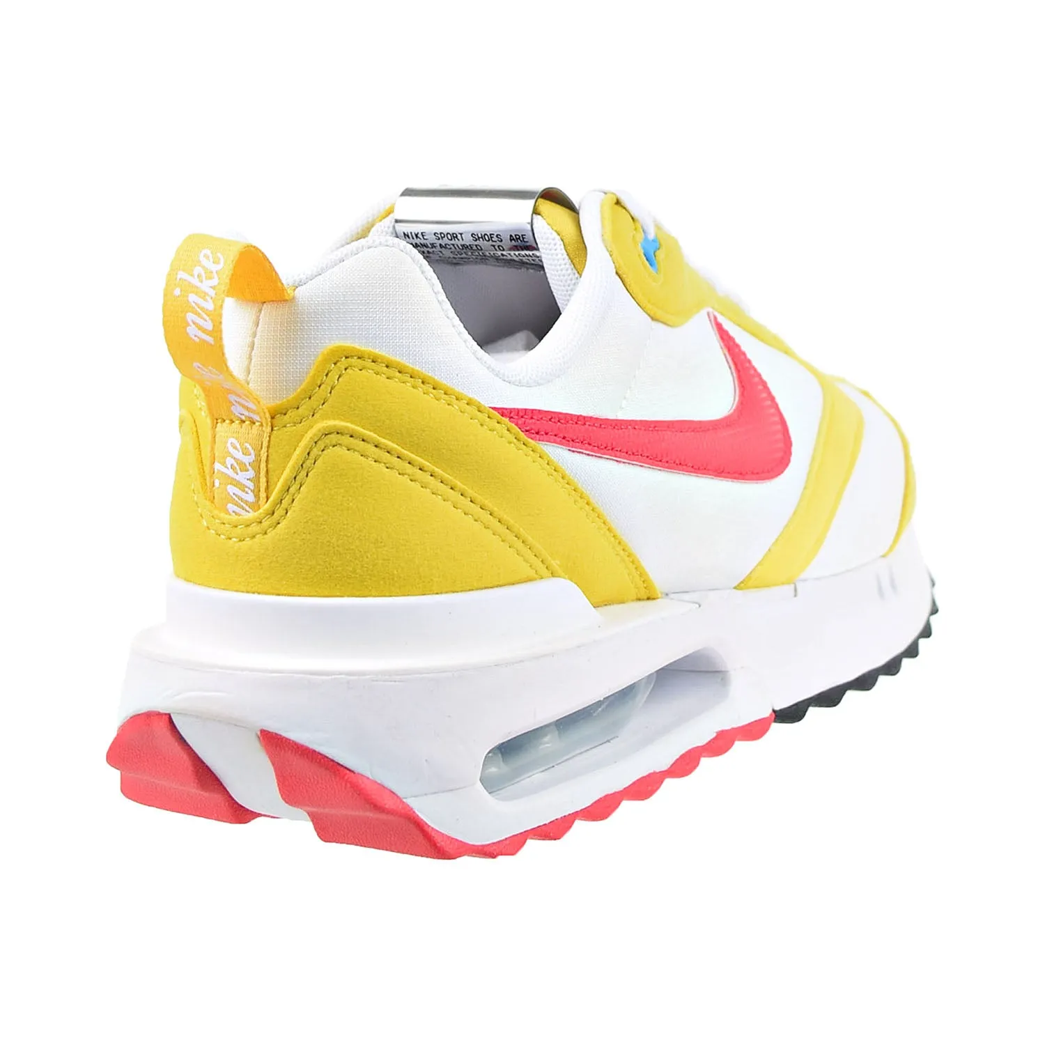 Nike Air Max Dawn Men's Shoes Vivid Sulfur-Siren Red-Summit White