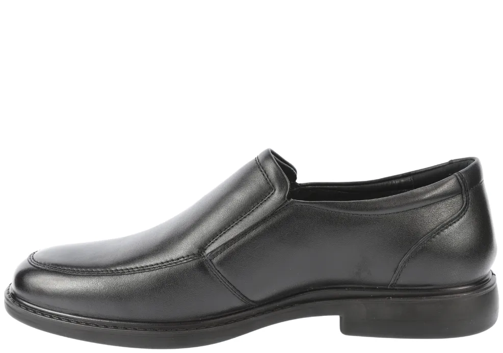 Pantofi eleganti, barbati, MELS, 7D1215 negru, piele naturala