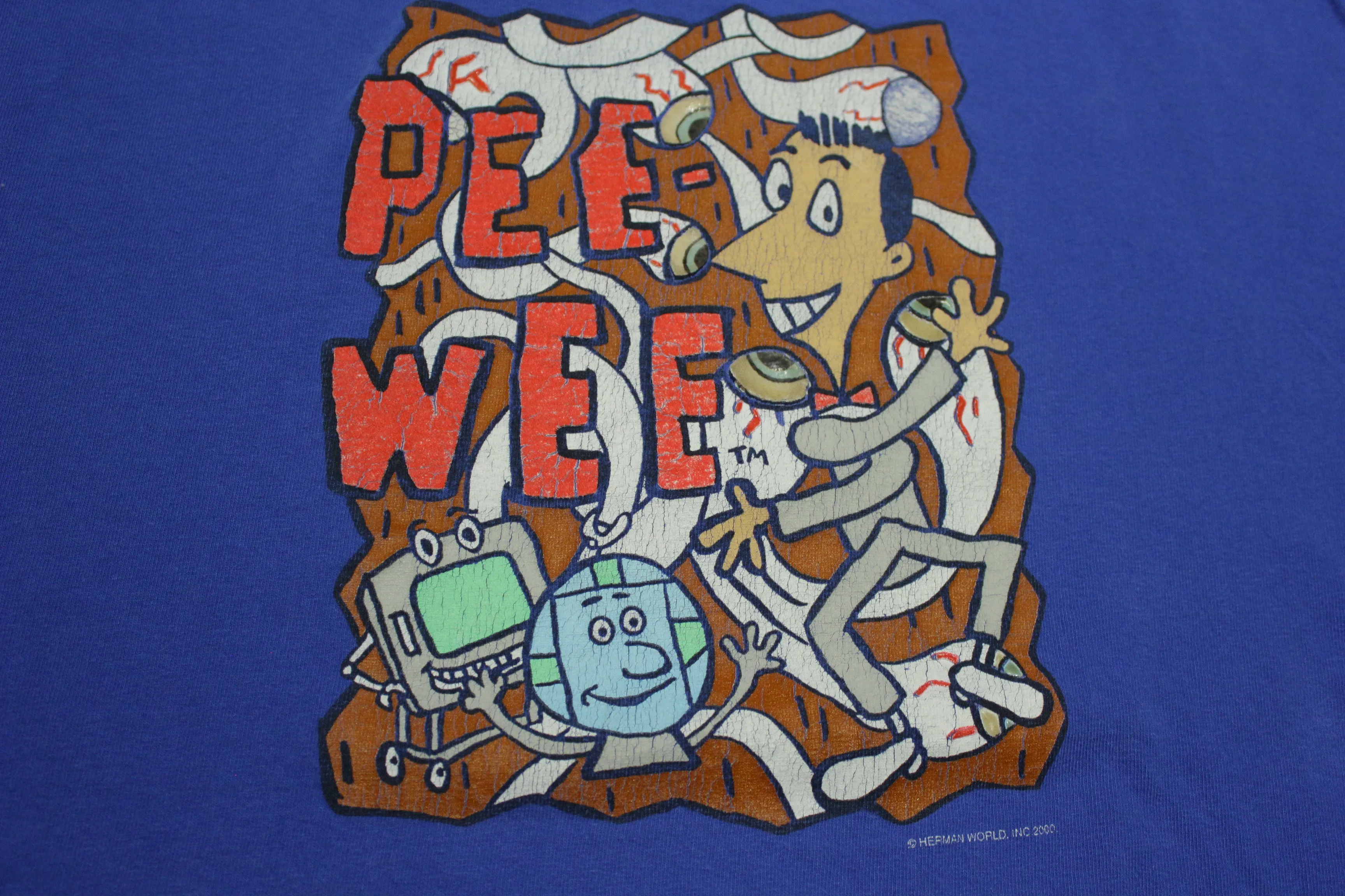 PeeWee Herman 2000 Passing4sane Vintage Licensed Promo T-Shirt