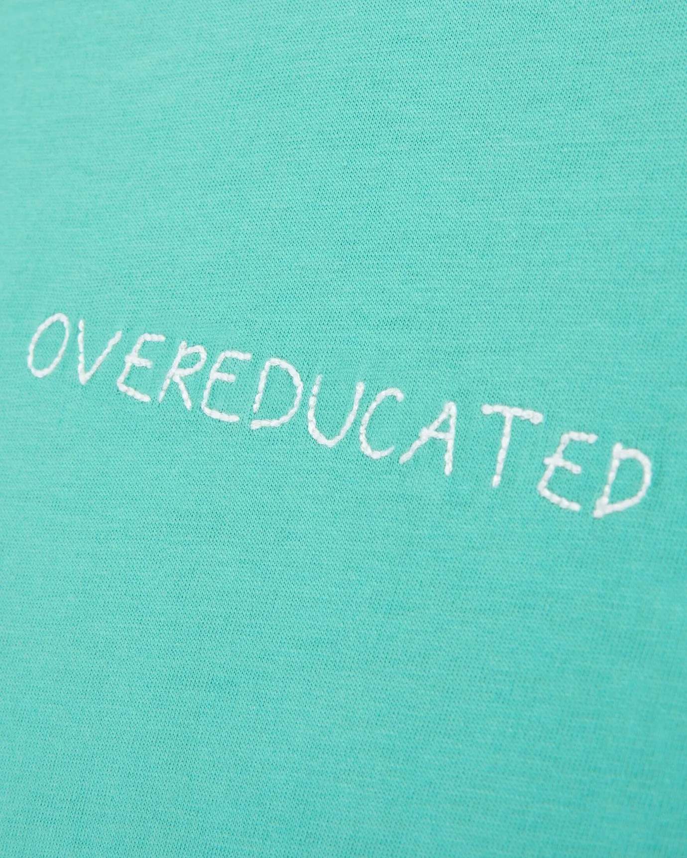 Popincourt T-shirt "overducated"