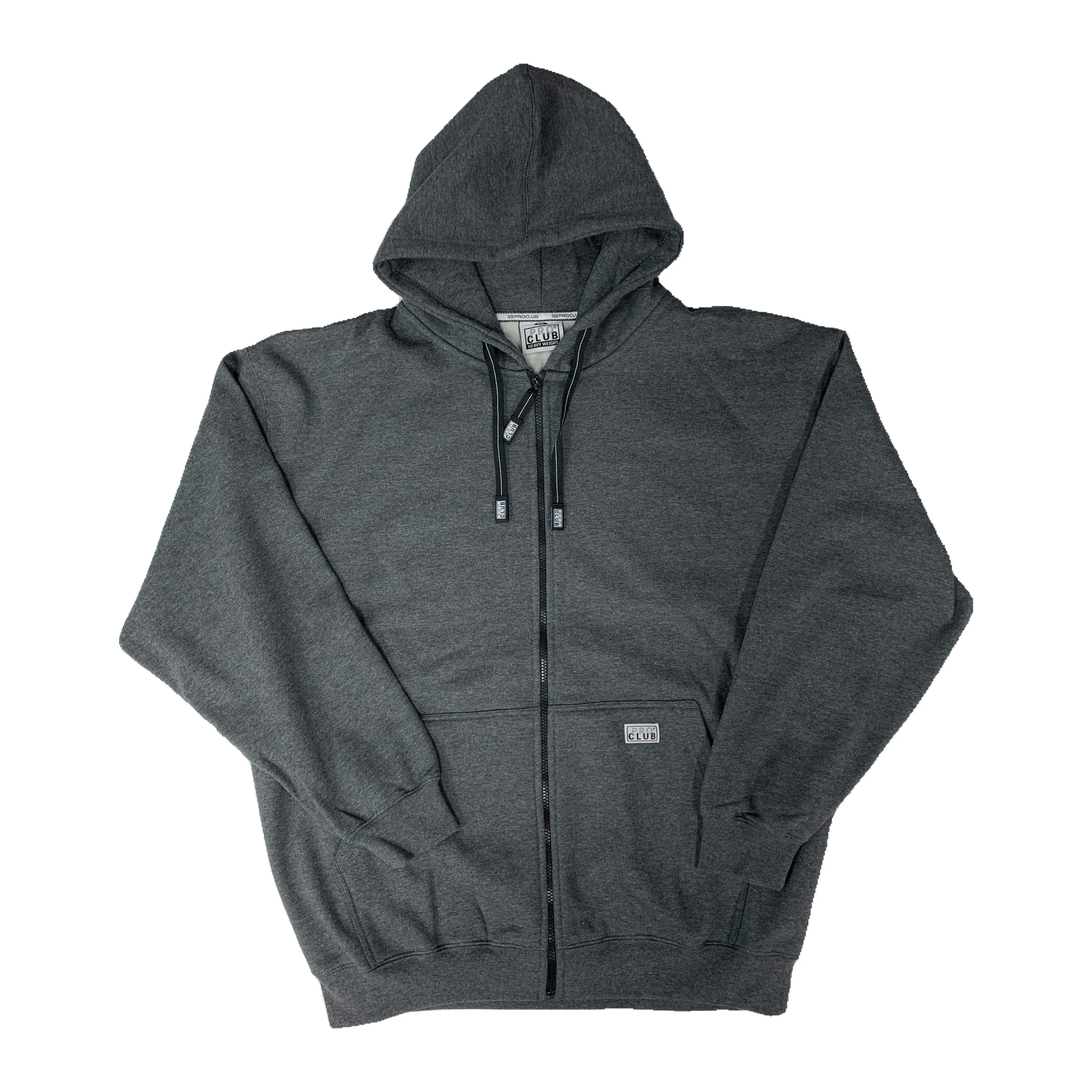 Pro Club Men's Heavyweight Full Zip Fleece Hoodie