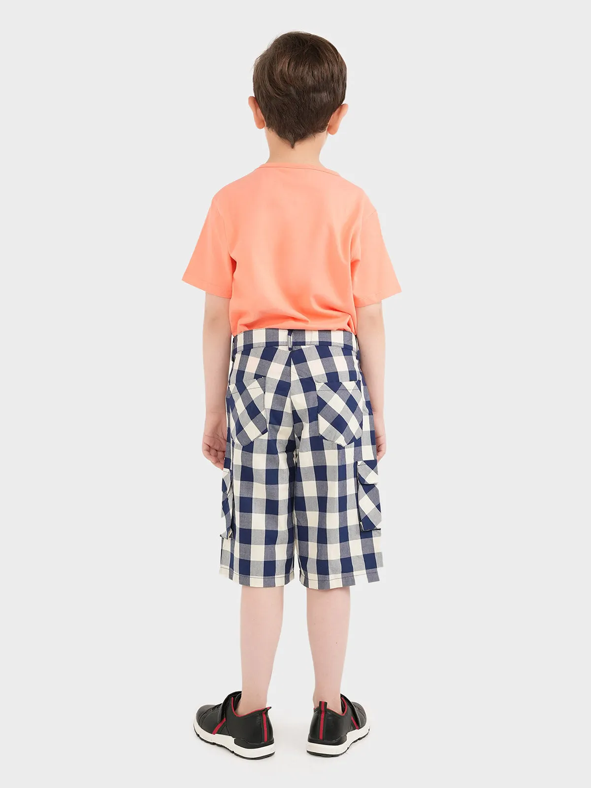 "DENZEL" Casual Checkered Shorts