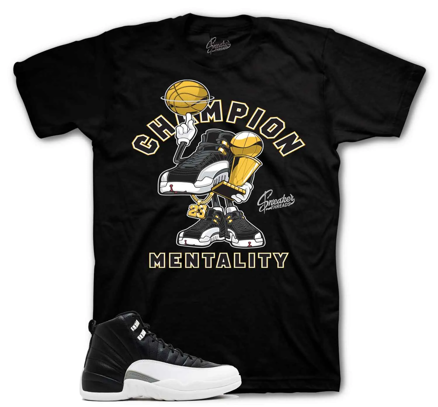 Retro 12 Playoff Champion Mentality Shirt