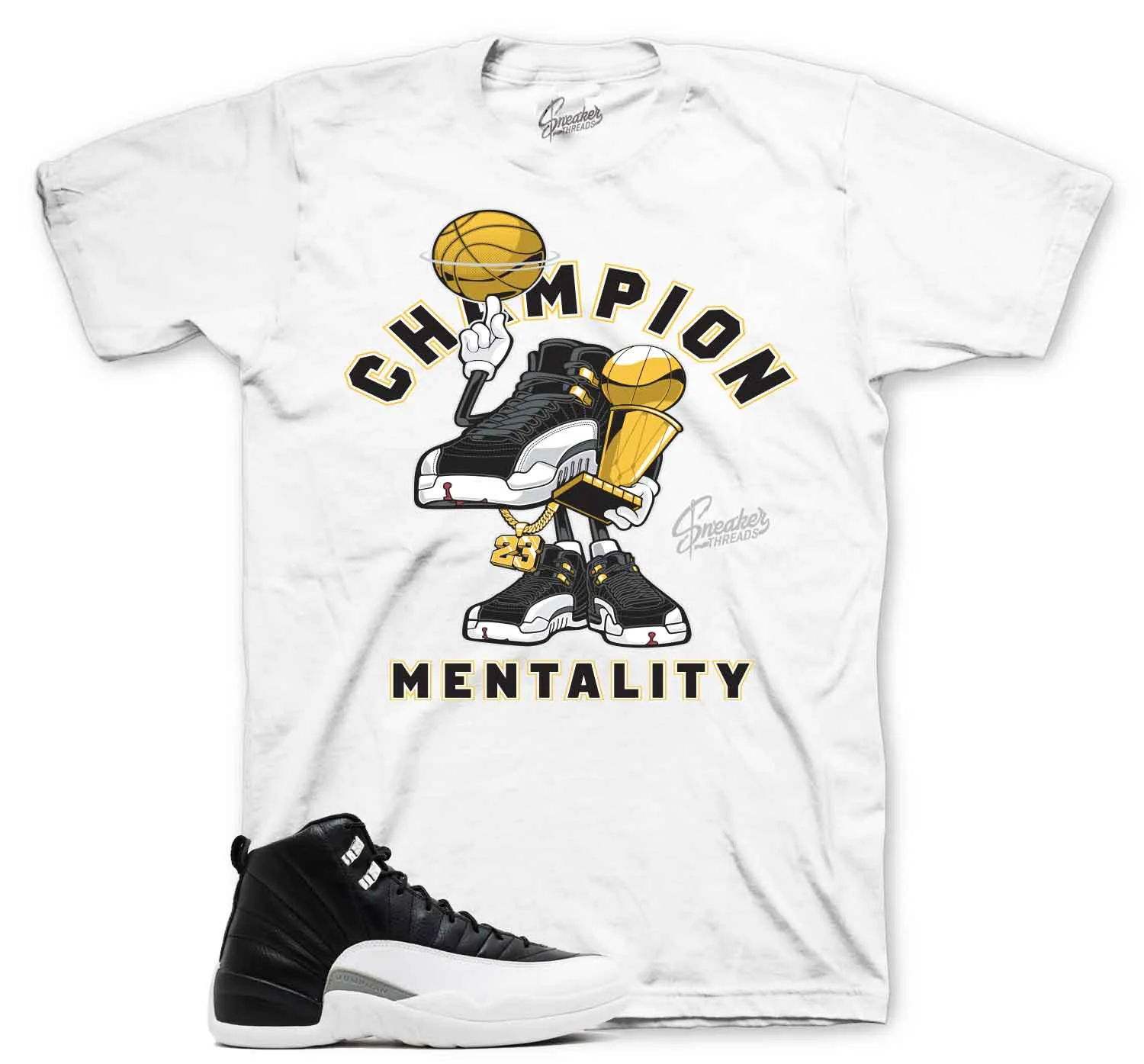 Retro 12 Playoff Champion Mentality Shirt