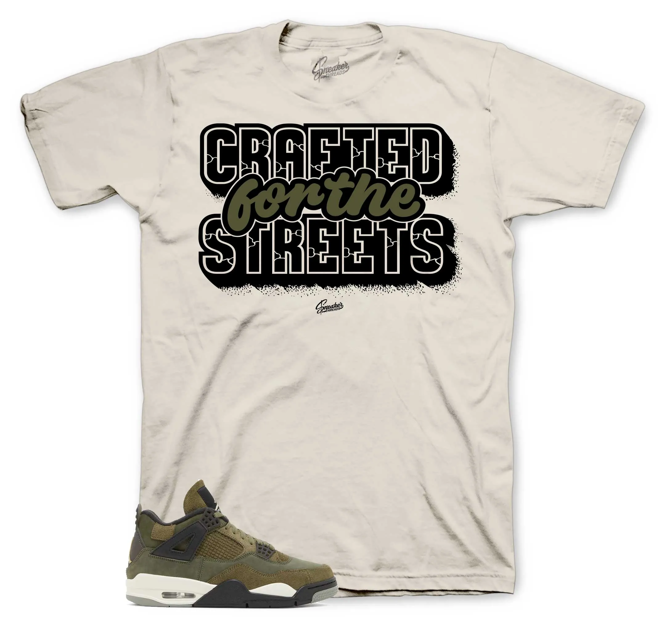 Retro 4 Craft Olive Crafted Shirt