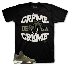 Retro 4 Craft Olive Shirt - Creme