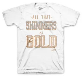 Retro 4 Shimmer Gold Shirt