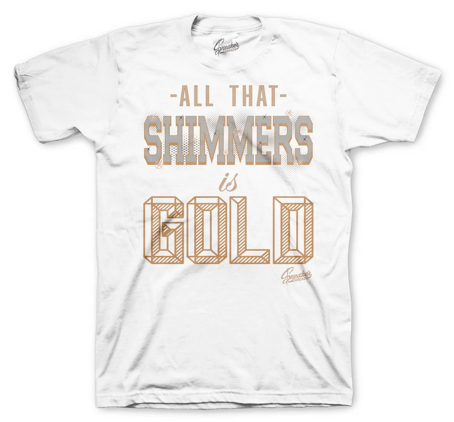 Retro 4 Shimmer Gold Shirt