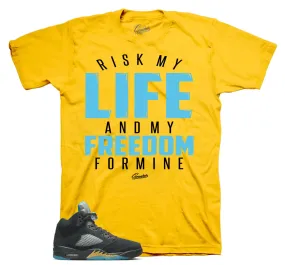 Retro 5 Aqua My Life Shirt