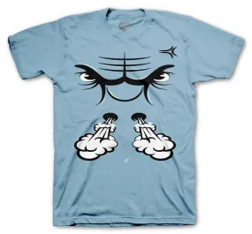 Retro 5 Bluebird Raging Face Shirt