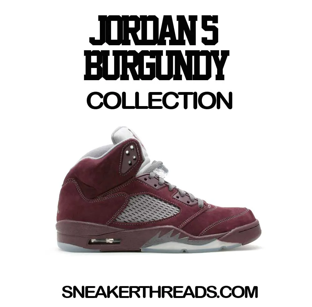 Retro 5 Burgundy Goat Shirt