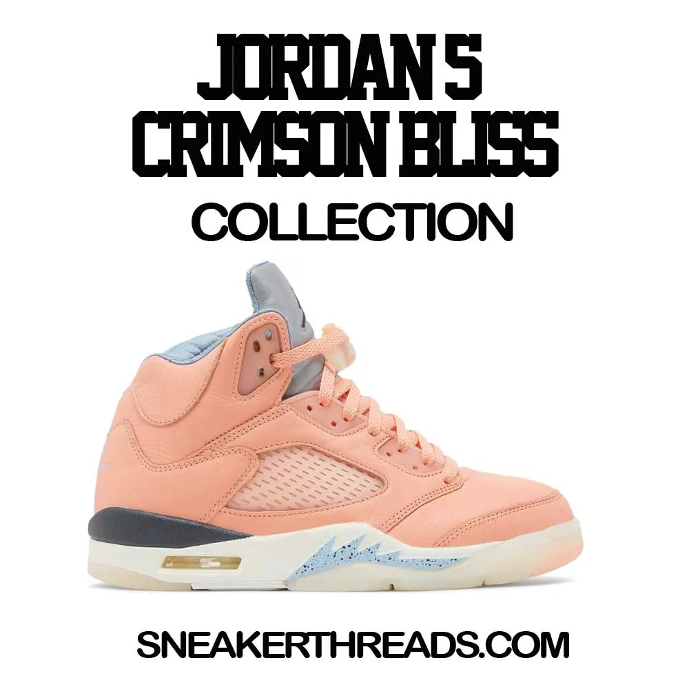 Retro 5 Crimson Bliss - Creme - Light Blue