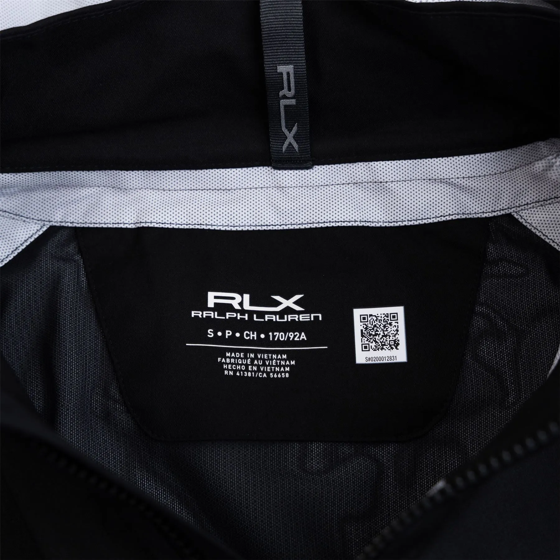 RLX Convertible Deluge Windbreaker Jacket Black - SS24