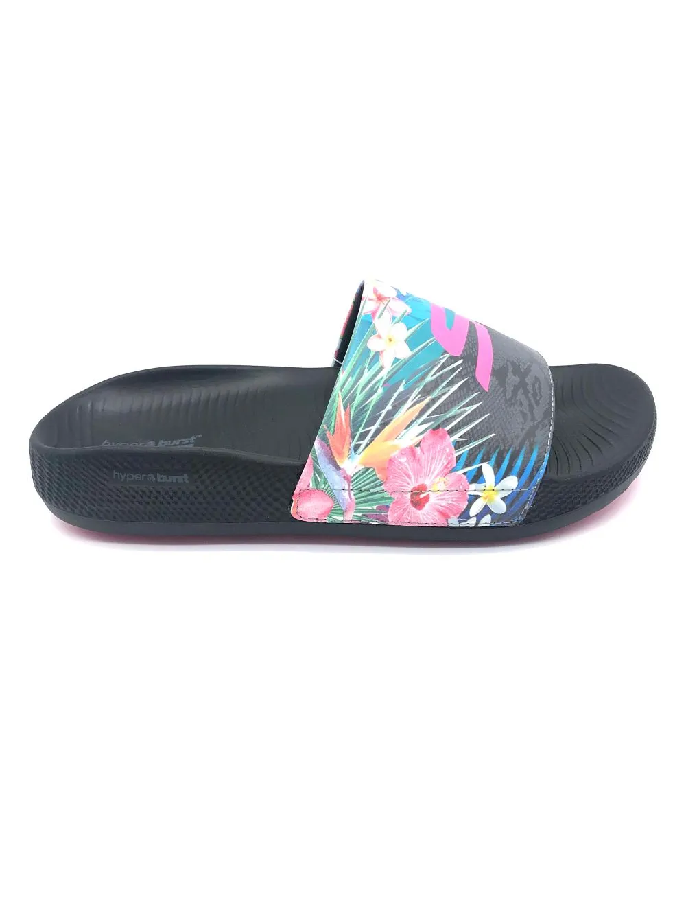 'Skechers' Women's Hyper Slide Sandal - Under The Palms - Black/Multi