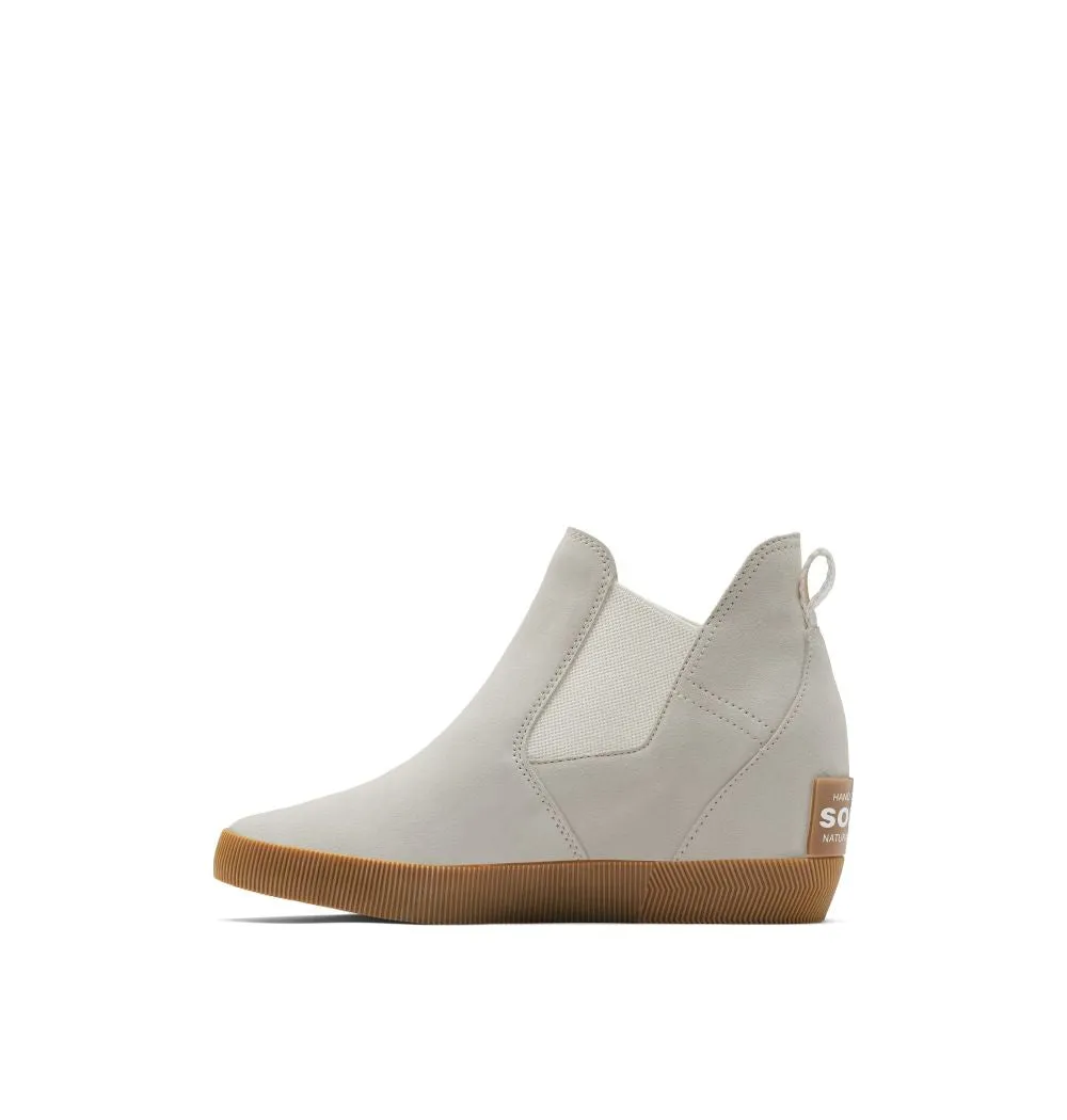 'Sorel' Women's Out 'N About Slip On WP Wedge Bootie - Chalk / White