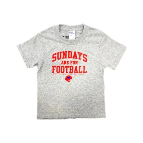 Sundays Are For Football Youth Short Sleeve T-Shirt