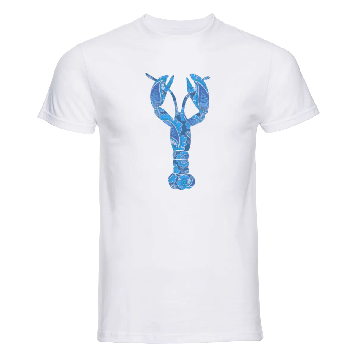 T-Shirt Big Blue Lobster White