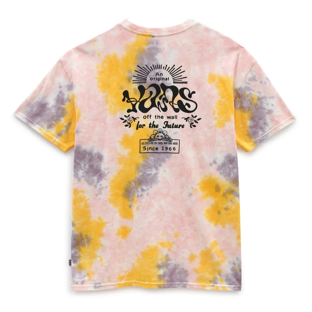 T-Shirt Vans WM Mascy Grunge Wash (Party Glitter) Silver/White