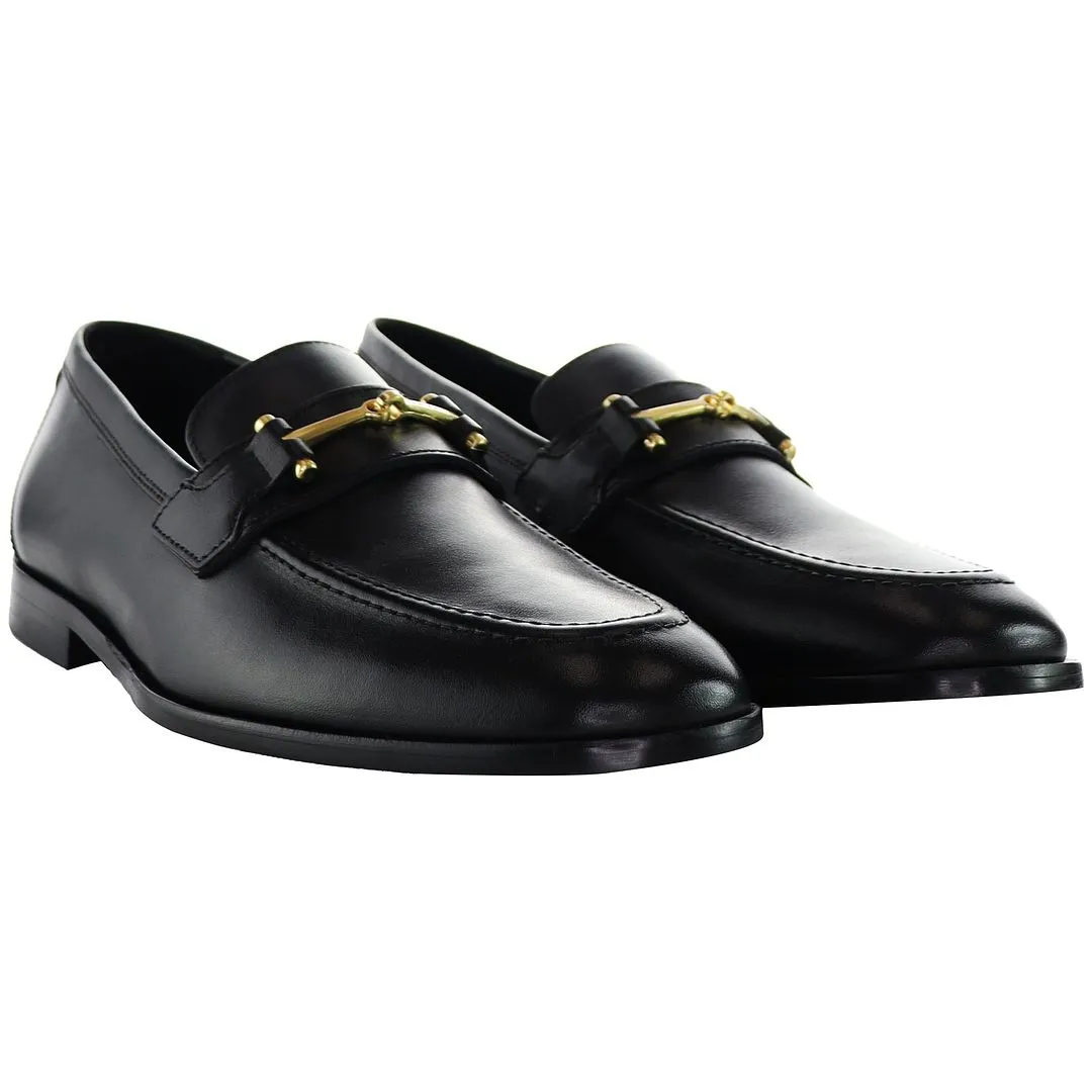 Ted Baker Romulos Snaffle Mens Black Loafers Shoes