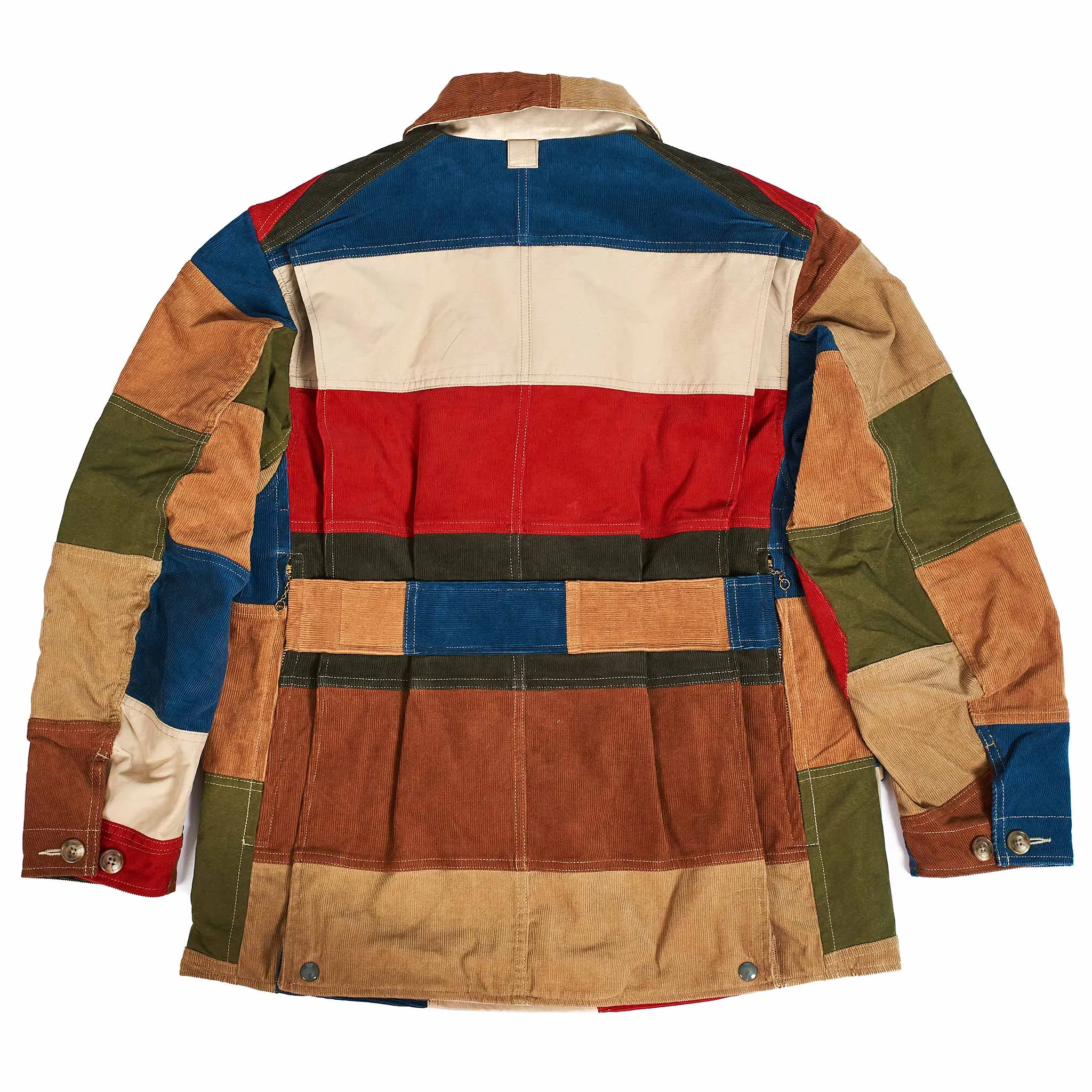 Real McCoys Multicolor Tricolour Corduroy Hunting Coat - MJ21015