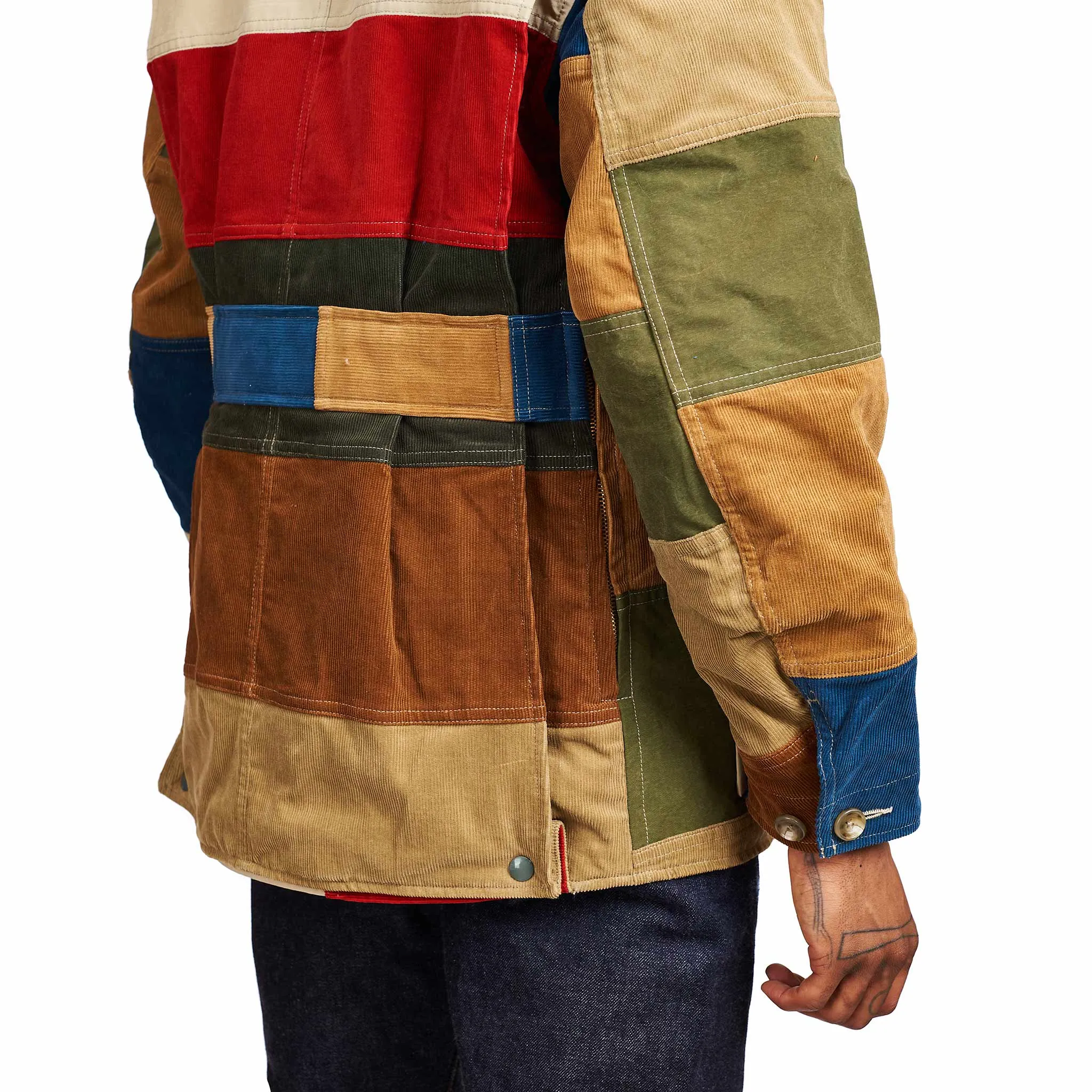 Real McCoys Multicolor Tricolour Corduroy Hunting Coat - MJ21015