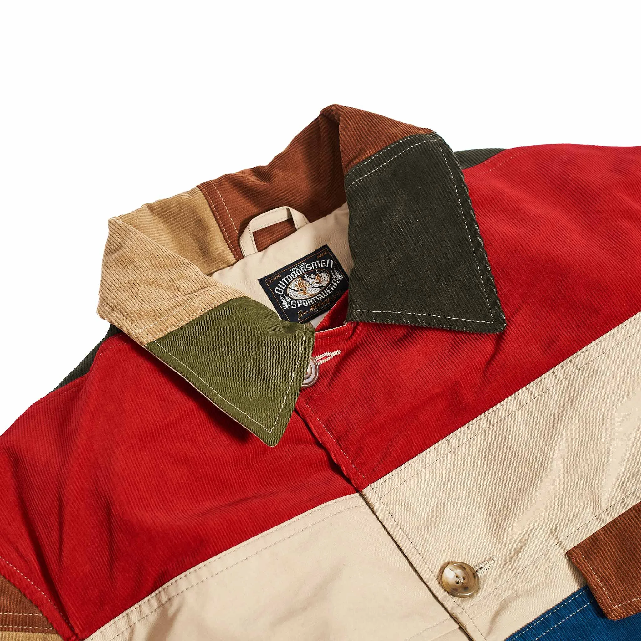 Real McCoys Multicolor Tricolour Corduroy Hunting Coat - MJ21015