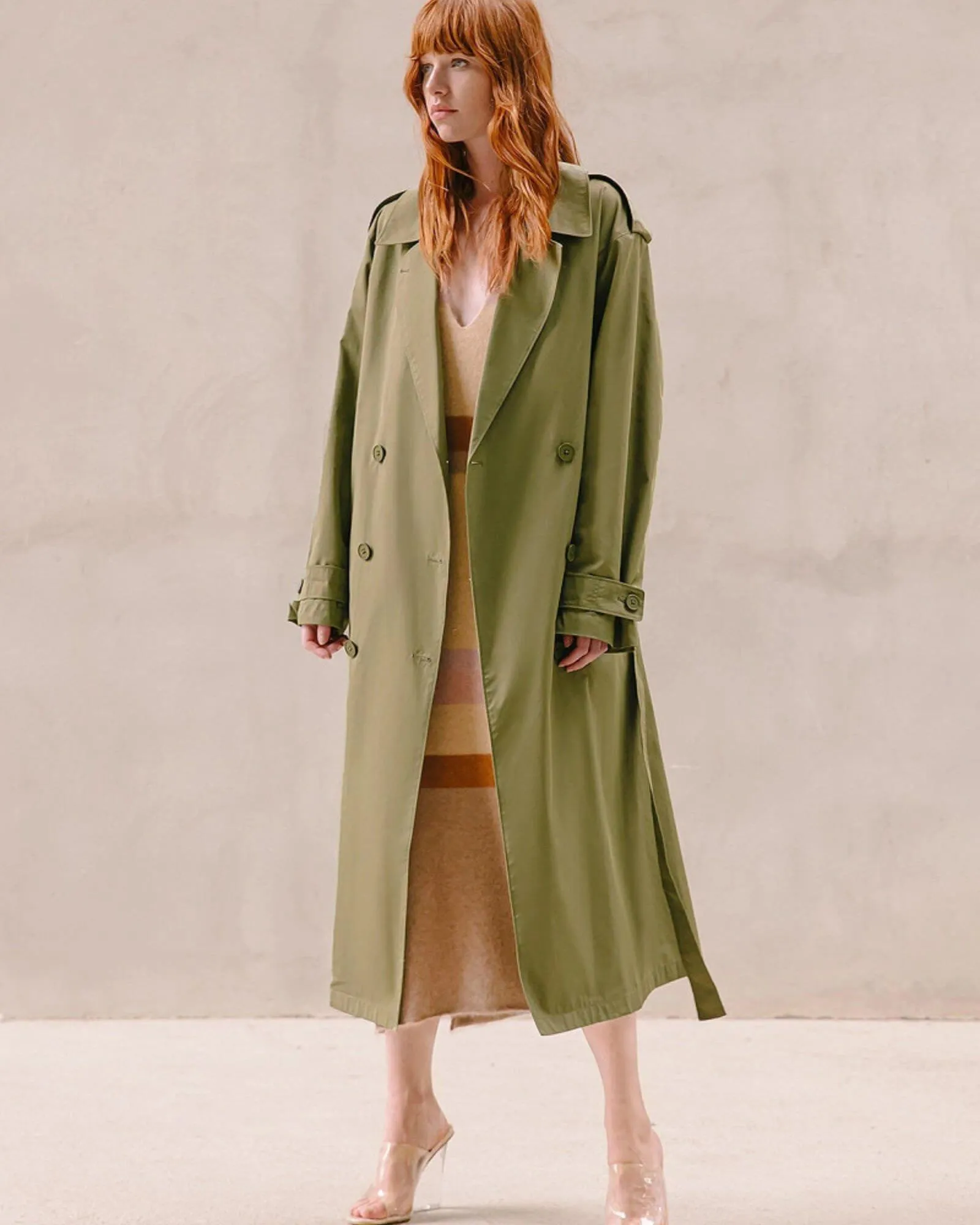 Trench Coat Christie | Khaki