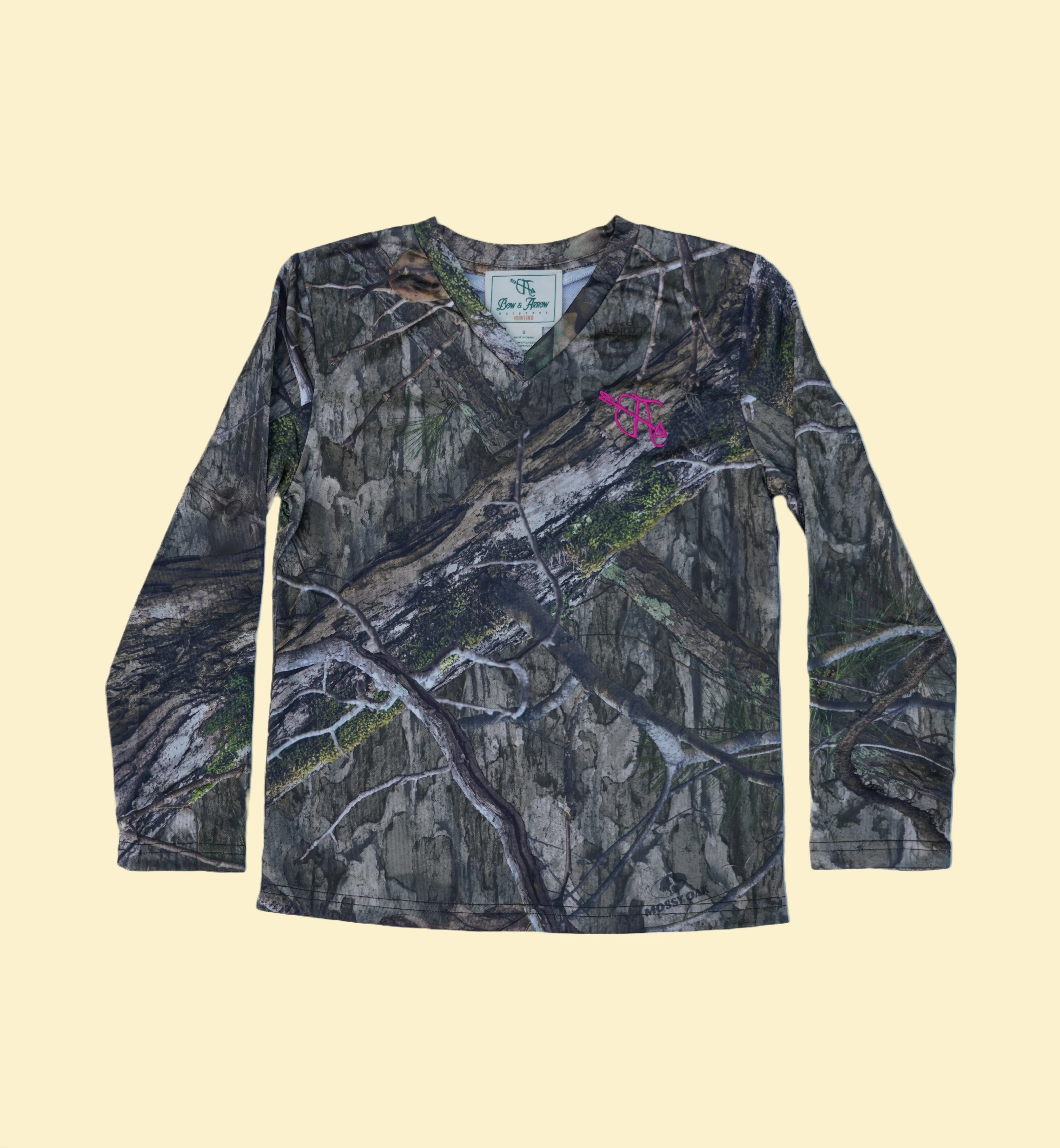 V-Neck Long Sleeve Shirt by Bow and Arrow Outdoors