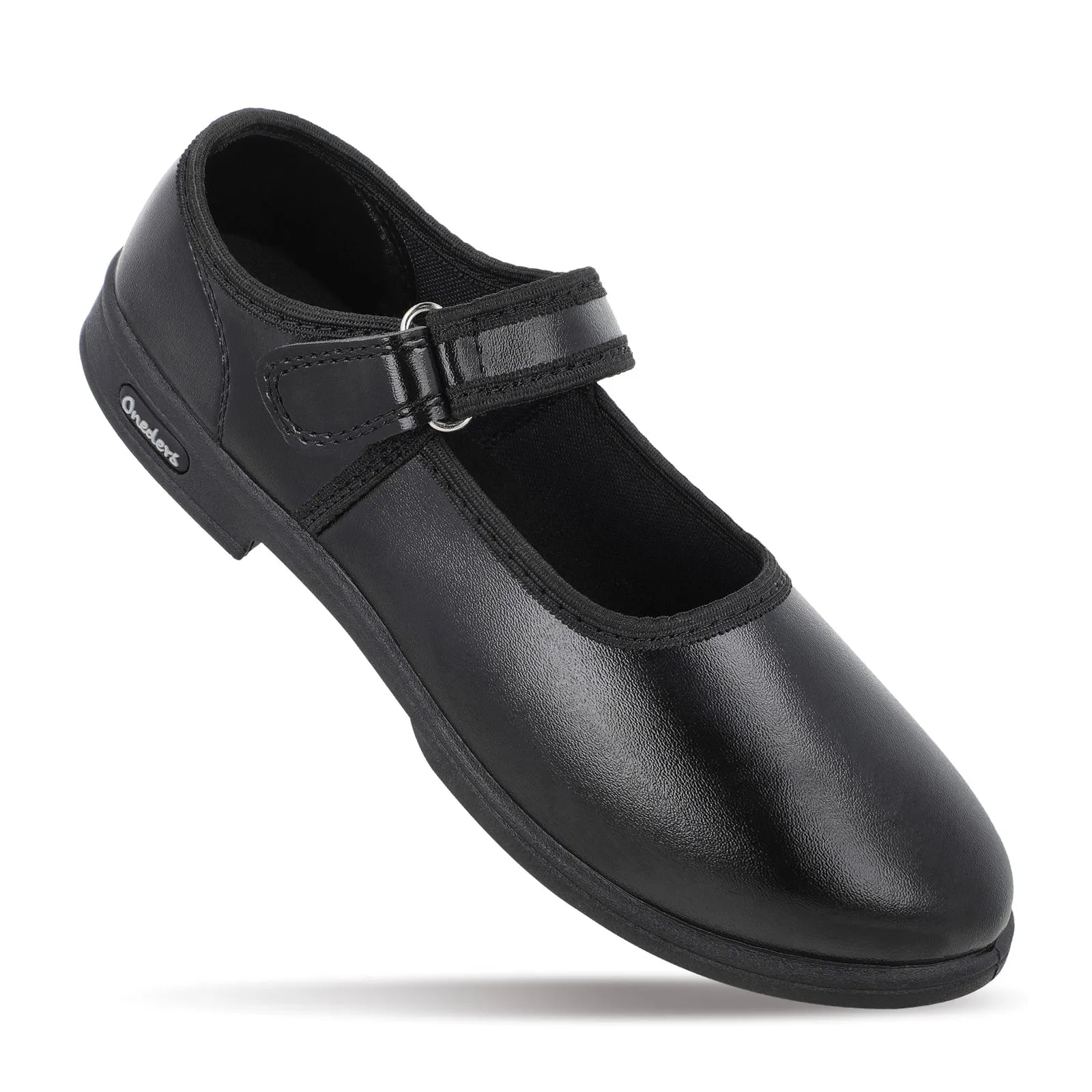 Walkaroo Girls School Shoes - WV592 Black