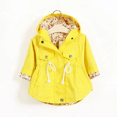 Windbreaker Flower Embroidery Hooded Jacket