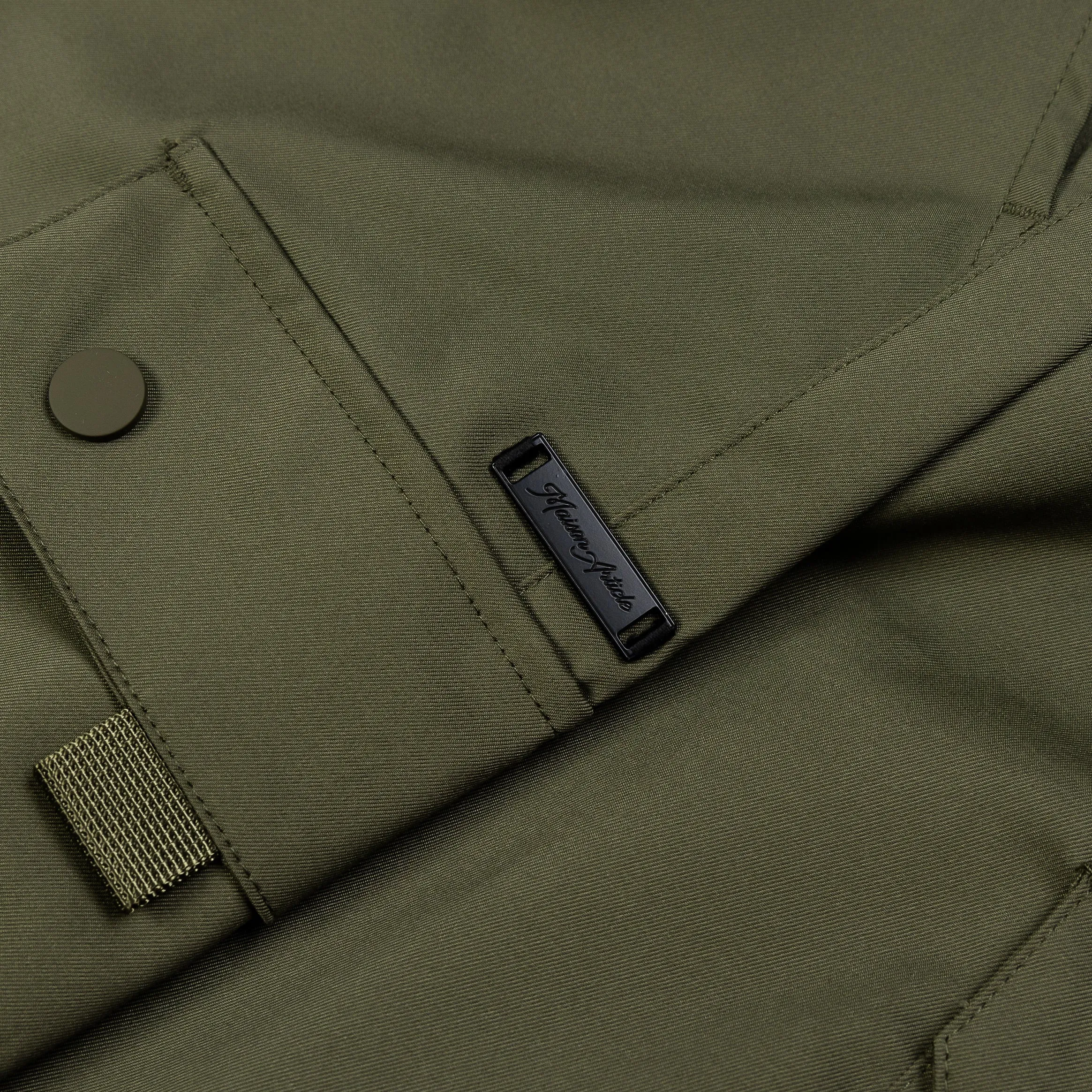 Woven Cargo Mens Pants (Olive)